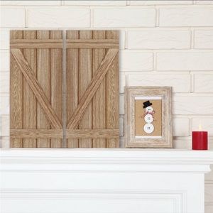 Target 🎯 Barn Style Doors Shutter Sign Decor
